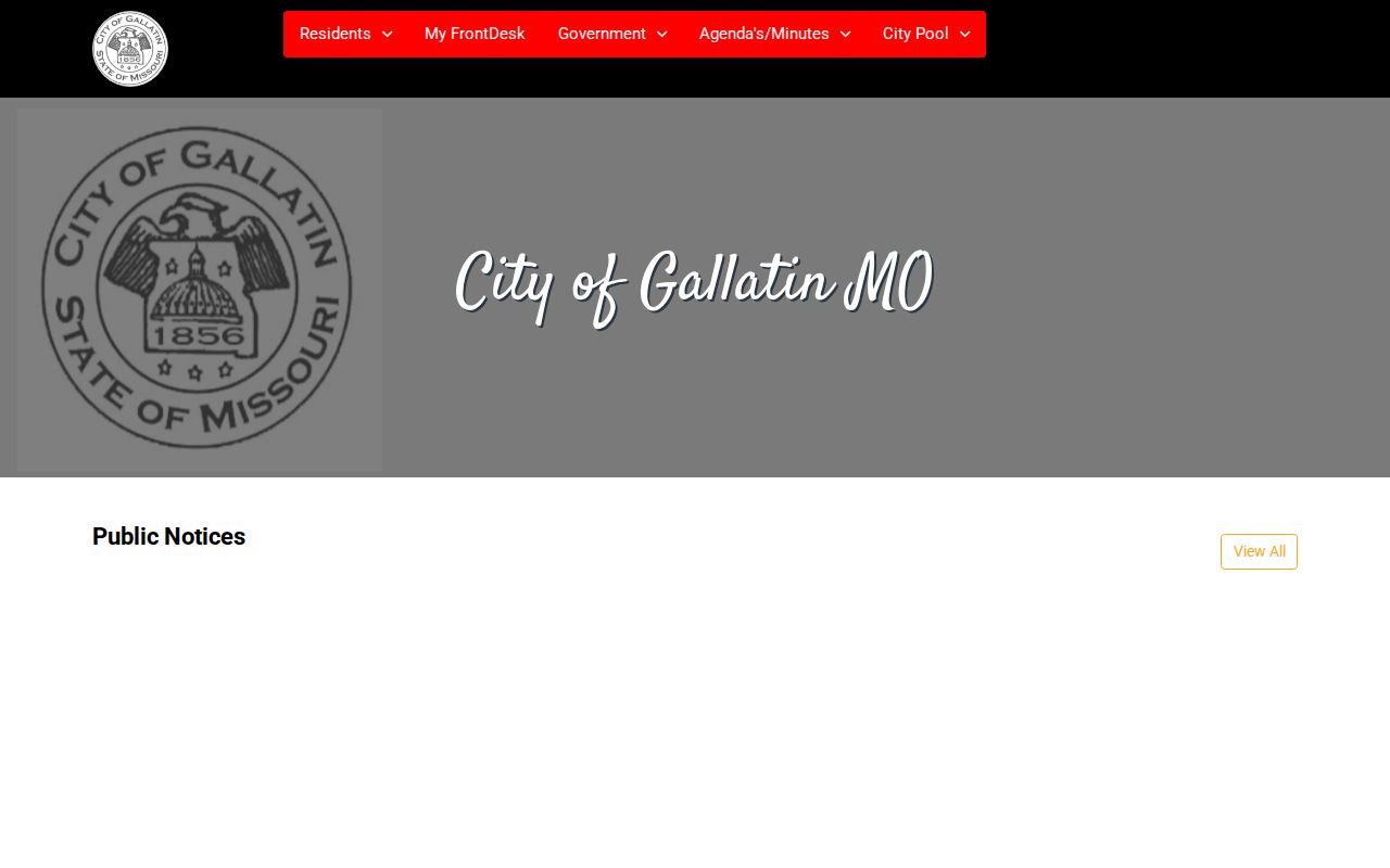 Official City of Gallatin Missouri contact page